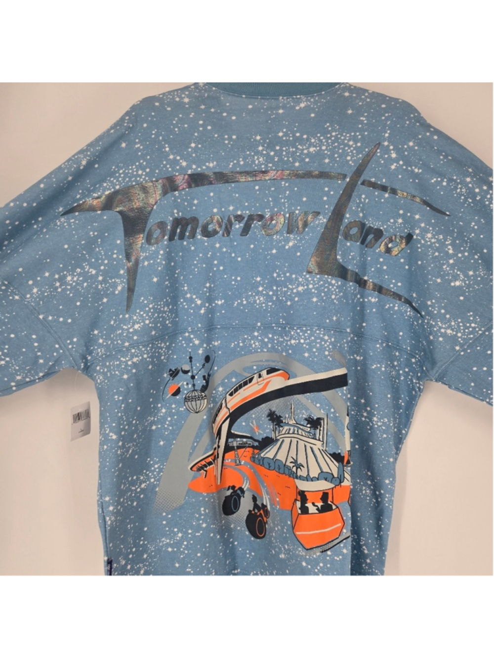 Disney Parks Tomorrowland Spirit Jersey 2024 Blue Large NWT Magic Kingdom